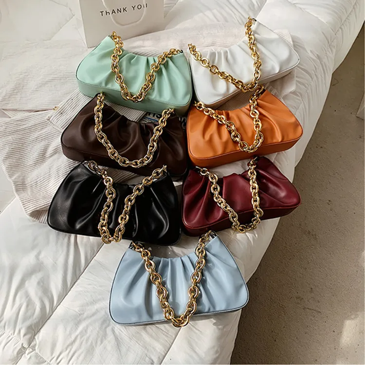 

2021 Factory Popular Young Lady Underarm Hand Bags Girls Luxury Purses Ladies Handbags For Women