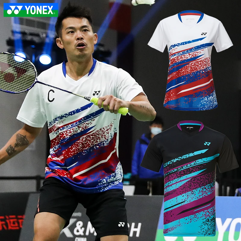 

Yonex Clothing Sportswear Team Wear Crew Neck Shirt 110200/210200 Cool dry LinDan Star Model