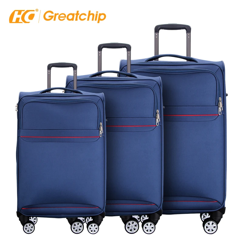 

Online hot sell Classic Cloth suitcase Luggage Trolley Bags Luggage+Sets Travel luggage sets, Pink,blue,orange,green,customized hard trolley case