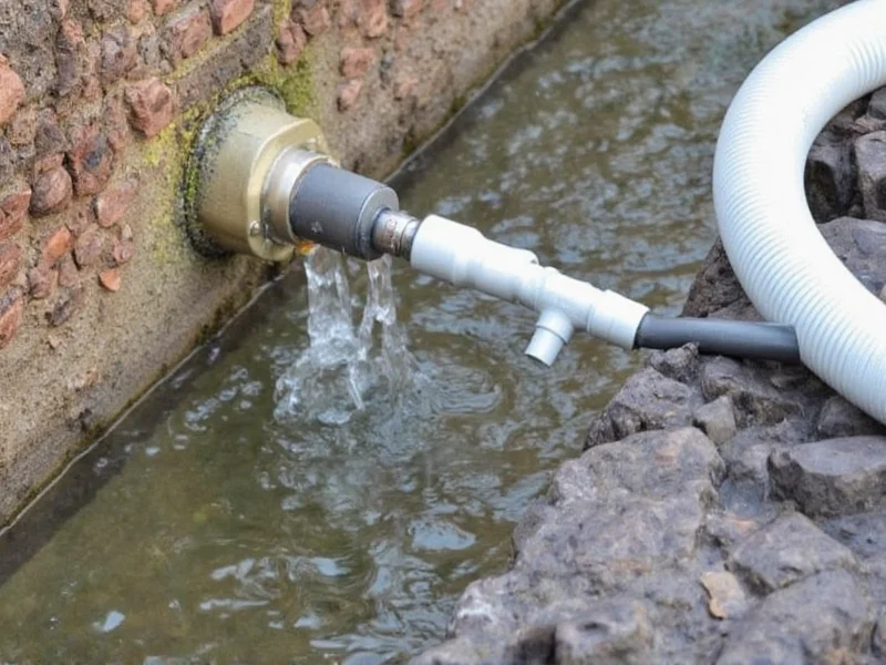 DIY fountain pump installation with tubing connections