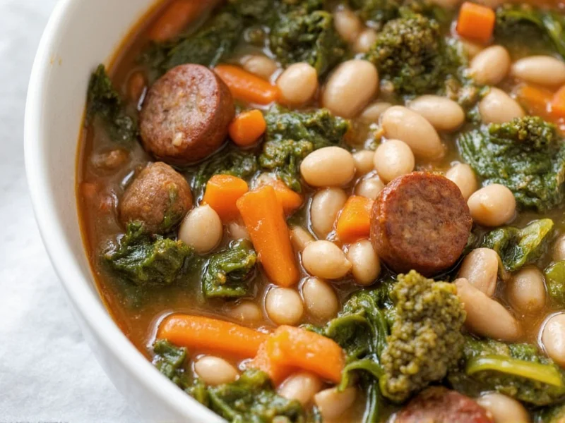 Sausage Kale Bean Soup Recipe: Hearty & Healthy