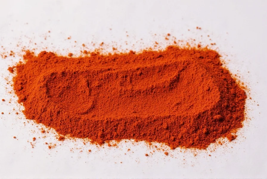 A full spice rack with various chili powders and paprika