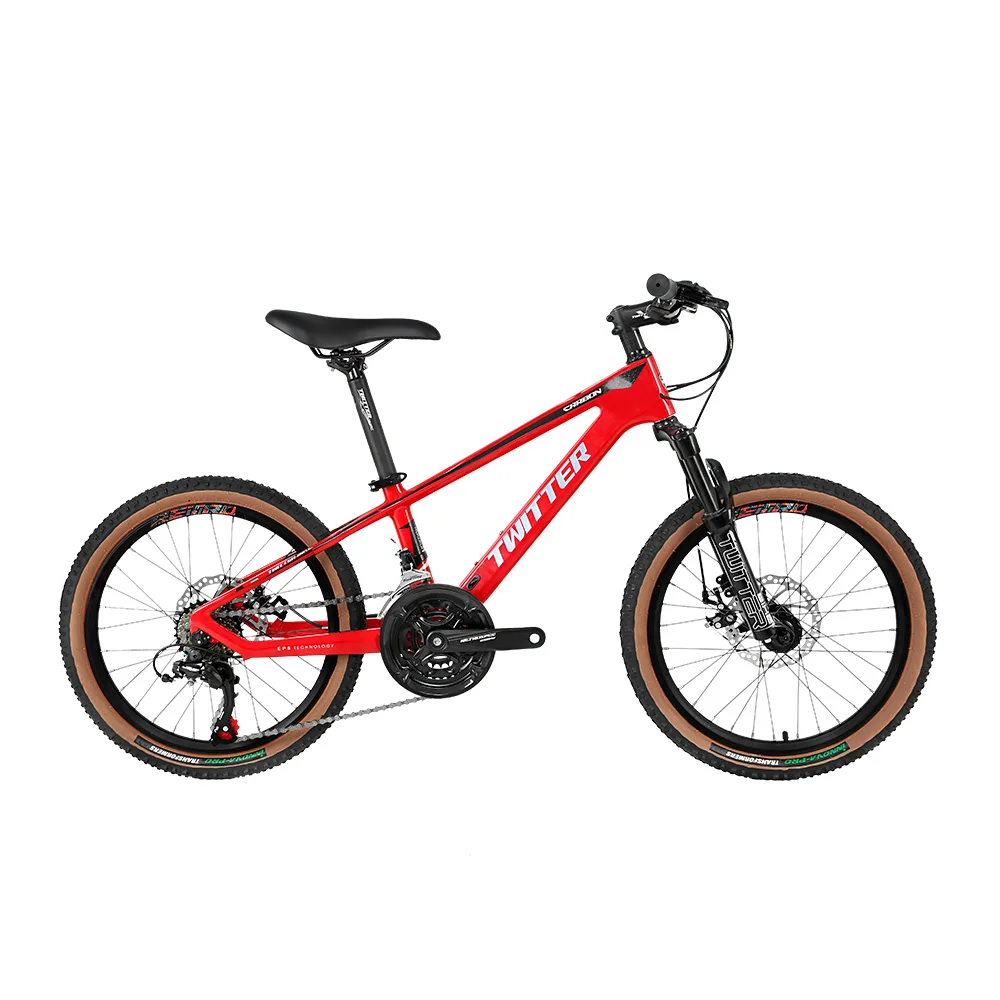 

TWITTER 20 inch fat mountain bike 24speed Bicycle for kids cycle mountainbike 20*10.5, Blackred / whitered / red / blue / orange / yellow / silver