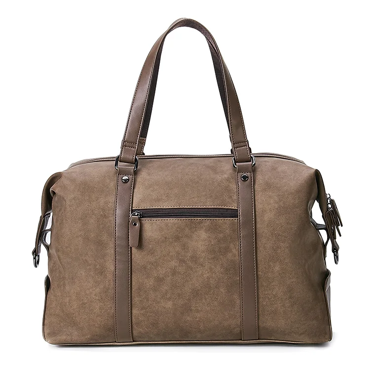 New fashion design waterproof pu leather travel duffel bag