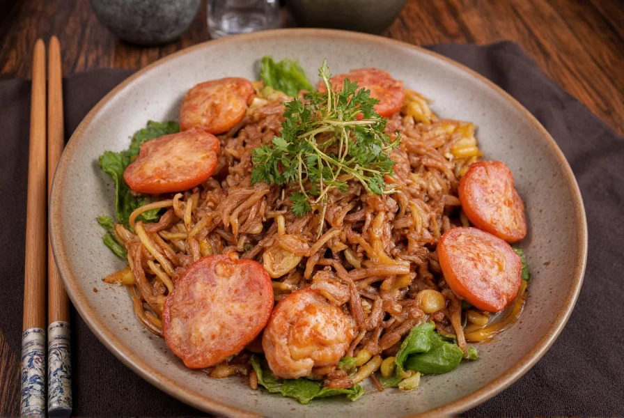 Wild Ginger Asian Fusion platter featuring colorful dishes with lemongrass, chili peppers, and fresh herbs arranged on ceramic plates