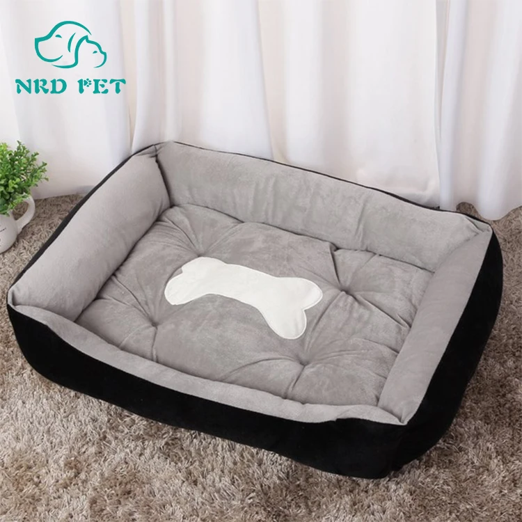 

Travel Cave Bed Small Dog Bed Modern Custom Fluffy Dog Bed, Dark grey
