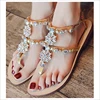 latest mature sexy fancy flat women's sandals for ladies pictures
