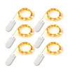Custom Made High Quality Cr2032 Button Battery Operated Mini Copper Wire Led Fairy String Lights