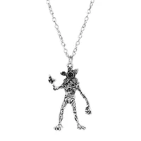 

Stranger Things Antique Silver Necklace Demodog Demogorgon Monster Pendant Necklace Cosplay Movie Jewelry for Men Women Gifts