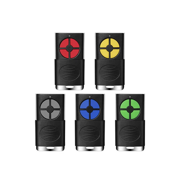 

4 Buttons Universal Yet2168 433mhz remote control duplicator equivalents to 2 remote controls, Red,blue,yellow,gray,green