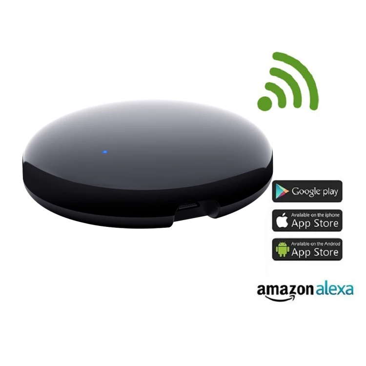 

Best price hot sale wifi to ir remote control, Black