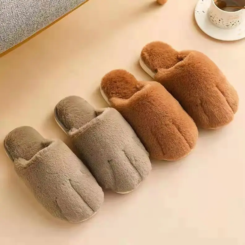 

Hot Sale Men Slipper Indoor Warm Indoor Slipper Cotton Slipper Indoor, Brown,grey