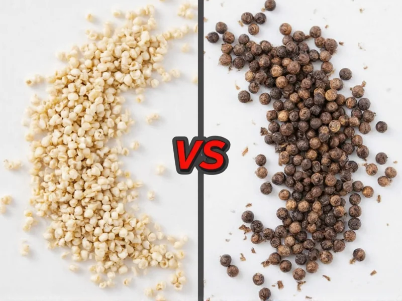 White Pepper vs Black Pepper Taste: Key Differences Explained
