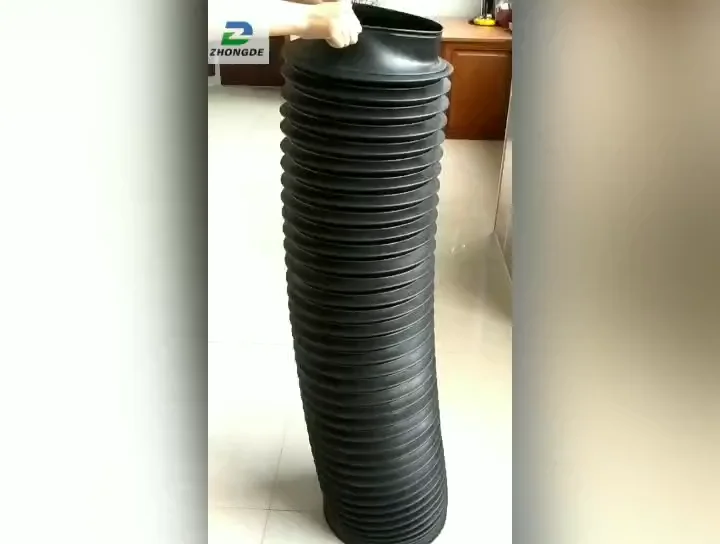 Flexible Hydraulic Cylinder Bellows Cover For Protective Boots Rod