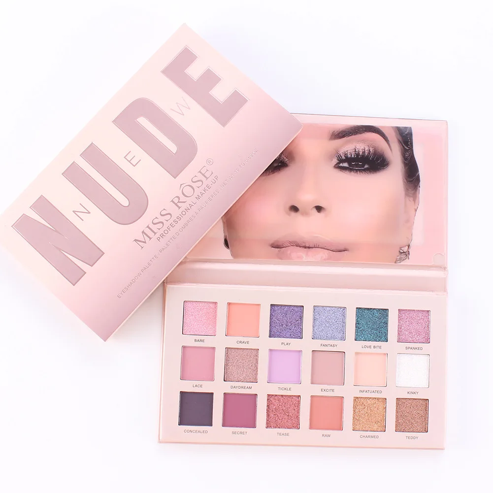 

Makeup supplier miss rose eye shadow pink nude huda eyeshadow palette beauty cosmetic make up palletes
