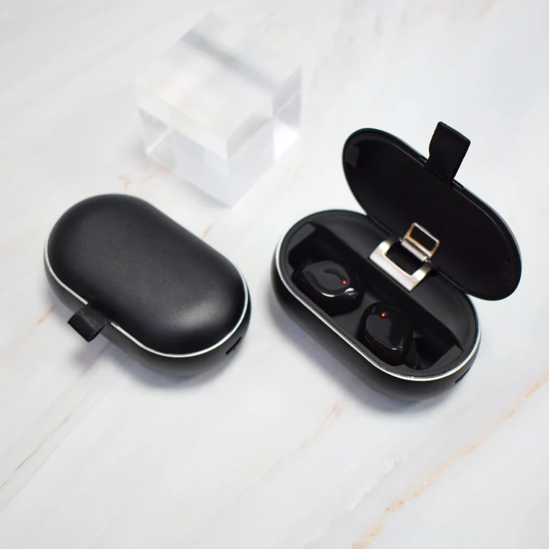 0 touch earbuds ipx7 防水迷你耳机 tws 耳机隐形无线充电盒盒
