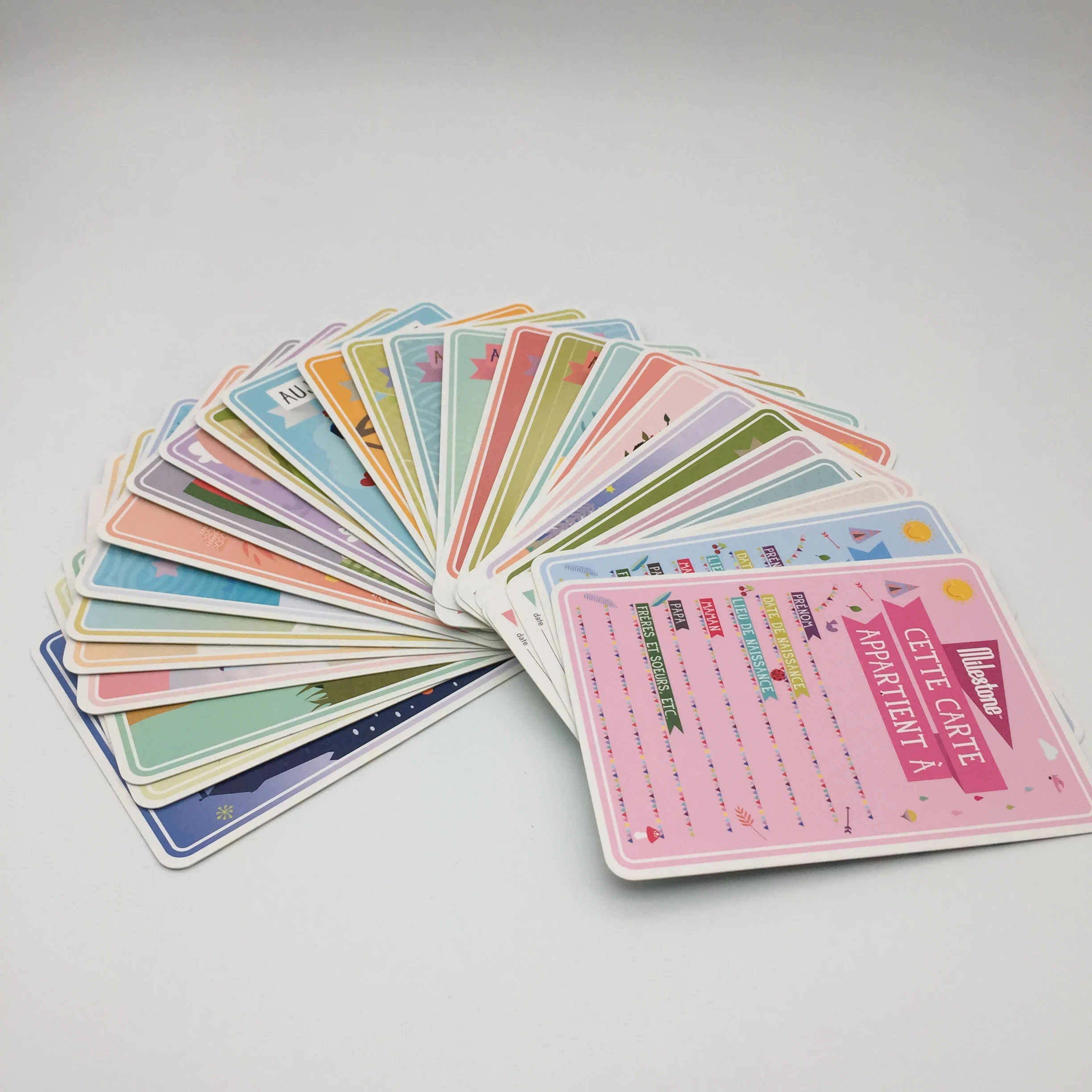 
Education Colorful Cards Playing Cards With Box Printing 