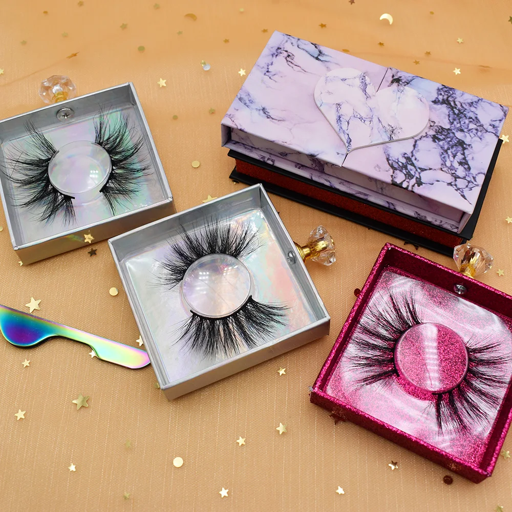 

Unique lash boxes Vendor Wholesale Make Your Own Eyelash Box logo 25mm 3D 4D 5D Mink Eyelash customized logo lash box, Cusotmer's request