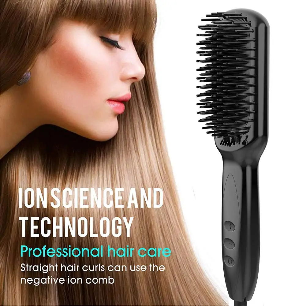 cabello hair straightener brush