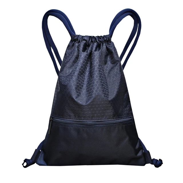 

Good Quality Custom Gym Sports Nylon Polyester Drawstring Backpack Sports Waterproof 100 pieces, Black,grey,blue,etc