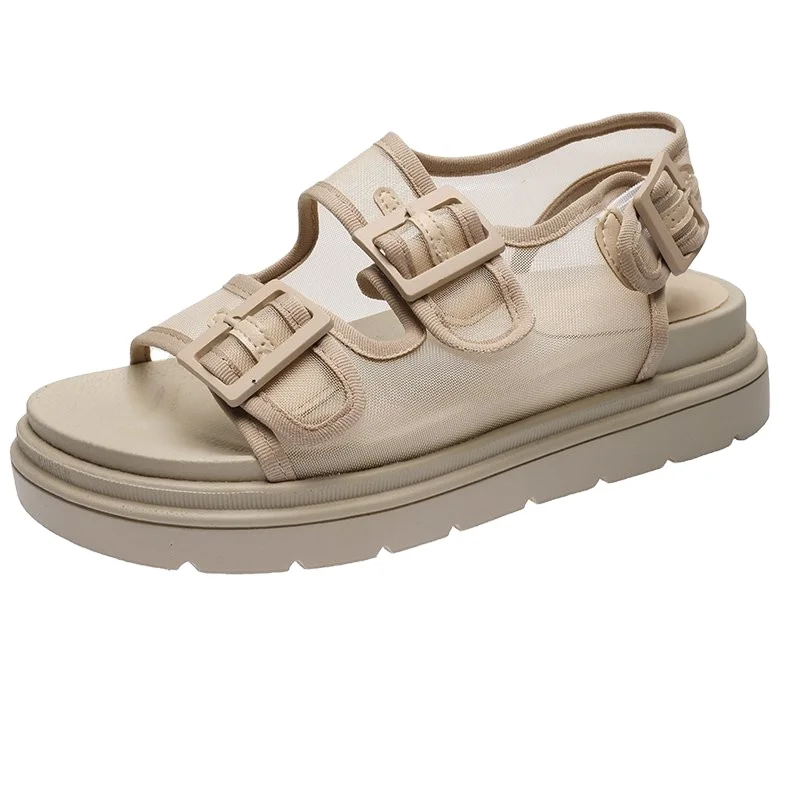 

2021 New Summer Women Platform Sandals Casaul Shoes Outdoor Beach Sandals Women's Flat Sandals