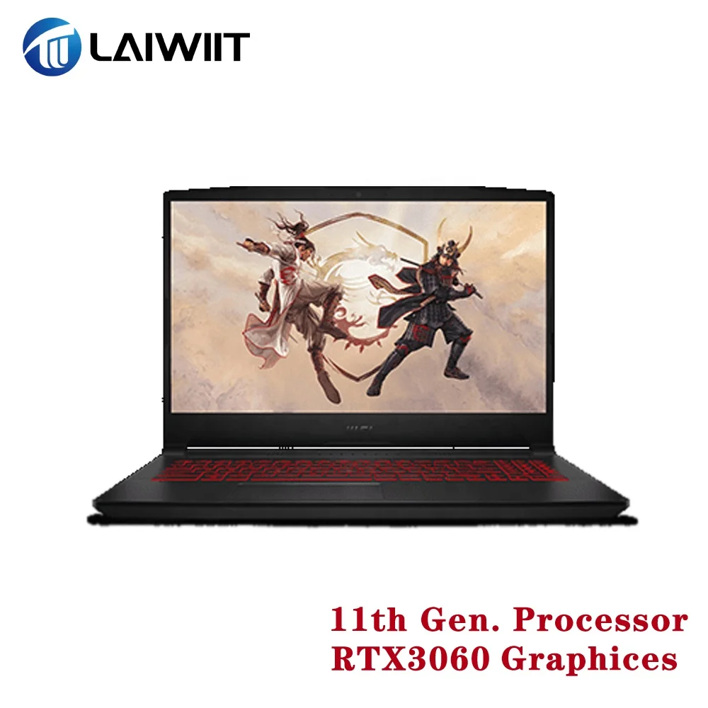 

LAIWIIT 15.6" New gaming Desktop computers core i7 gamer laptops 11th Gen. RTX3060 6G laptops, Black