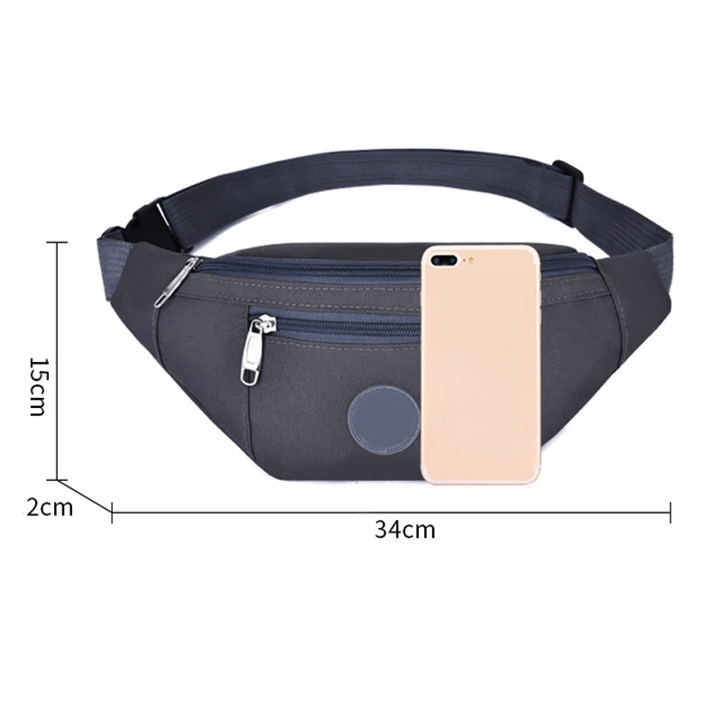 

Wholesale 2020 Unisex Custom Logo Waterproof Lightweight Single Shoulder Crossbody Waist Bag for Men, Customized color