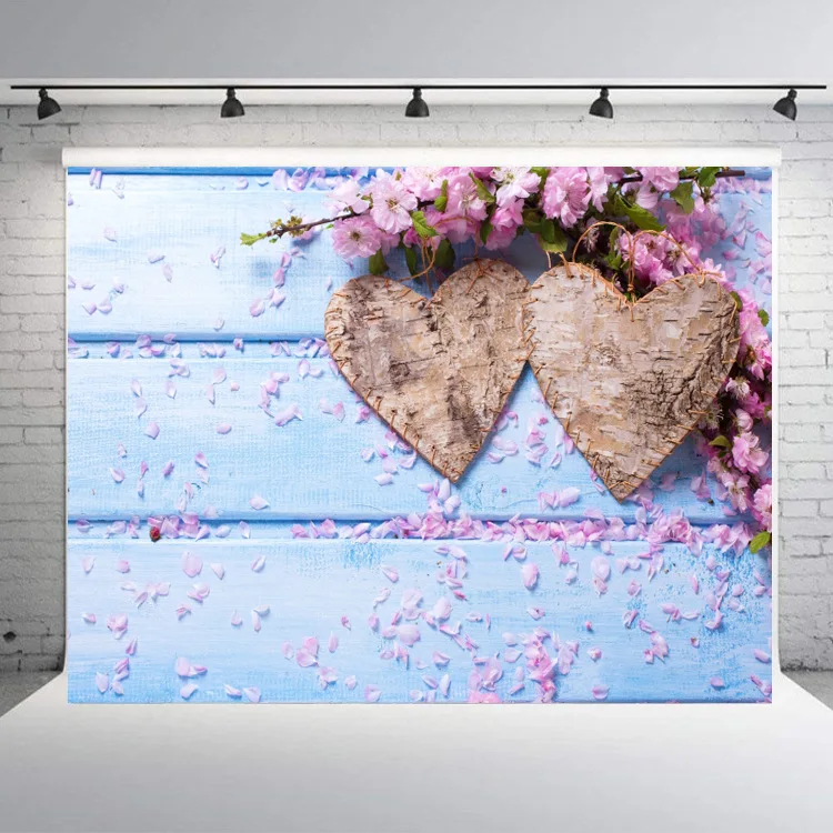 

Happy Valentine's Day And Romantic Heart Shape Theme Background Paper Suitable For Photo Studio Accessories