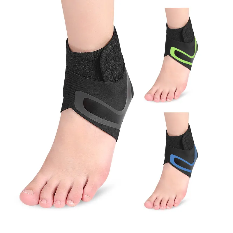 

Ankle Support Brace Adjustable Ankle Brace with Breathable & Elastic Nylon Material Comfortable Ankle Wrap Sports Protection, Black