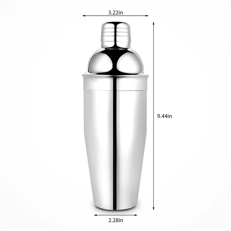 

24oz Tools Bartender Kit Professional Stainless Steel Cocktail Shaker Bar