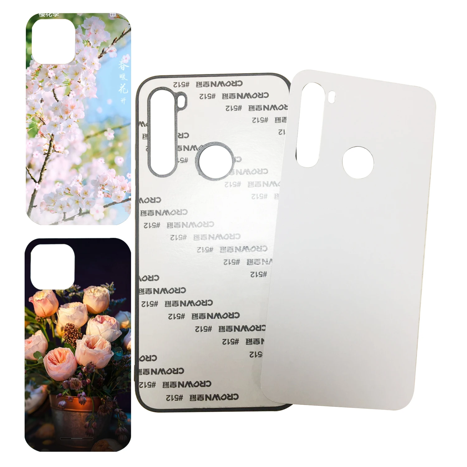 

Wholesale Fast delivery TPU+PC 2D Sublimation Mobile Phone Case Cover For Redmi Note 8, White