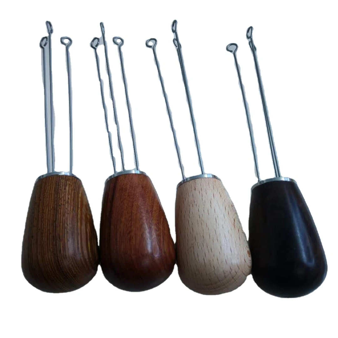 

Slid Wod Hndle Needle Coffee Tamper Coffee Distributor Leveler Tool Needle Type Coffee Powder Distributor