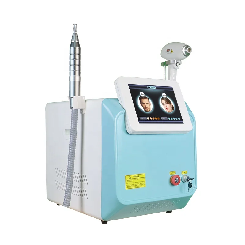 

2022 2 in 1 Pico Laser Pigment Tattoo Remove Machine 808 Diode Laser Painless Hair Removal Machine Factory OEM ODM, Blue/black/gray