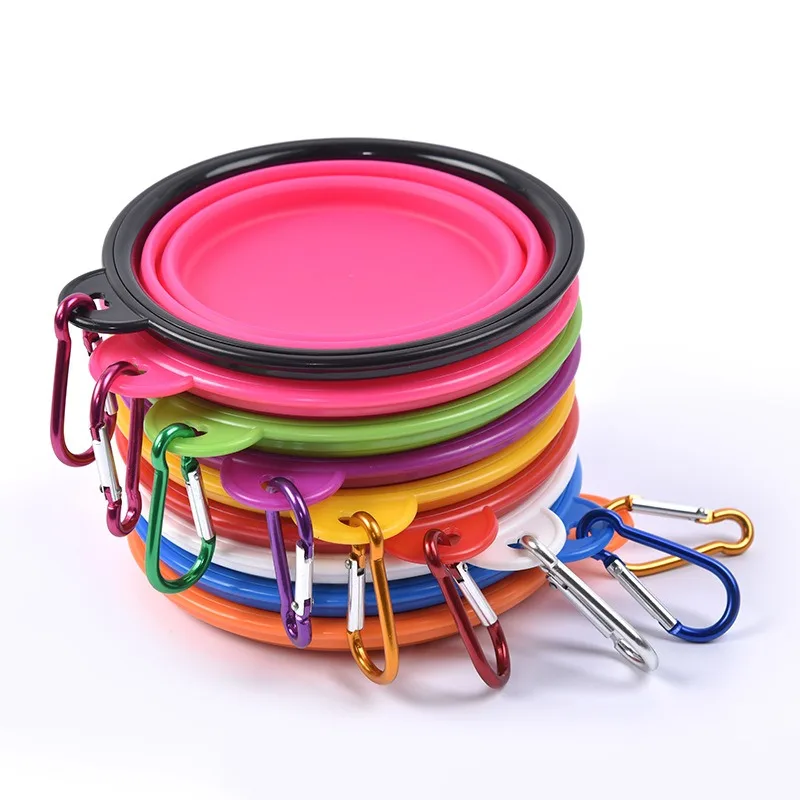 Collapsible Water Bottle Portable Dog Food Container Puppy Feeder Outdoor Travel Camping Dog Accessories Silicone/TPE Pet Bowl