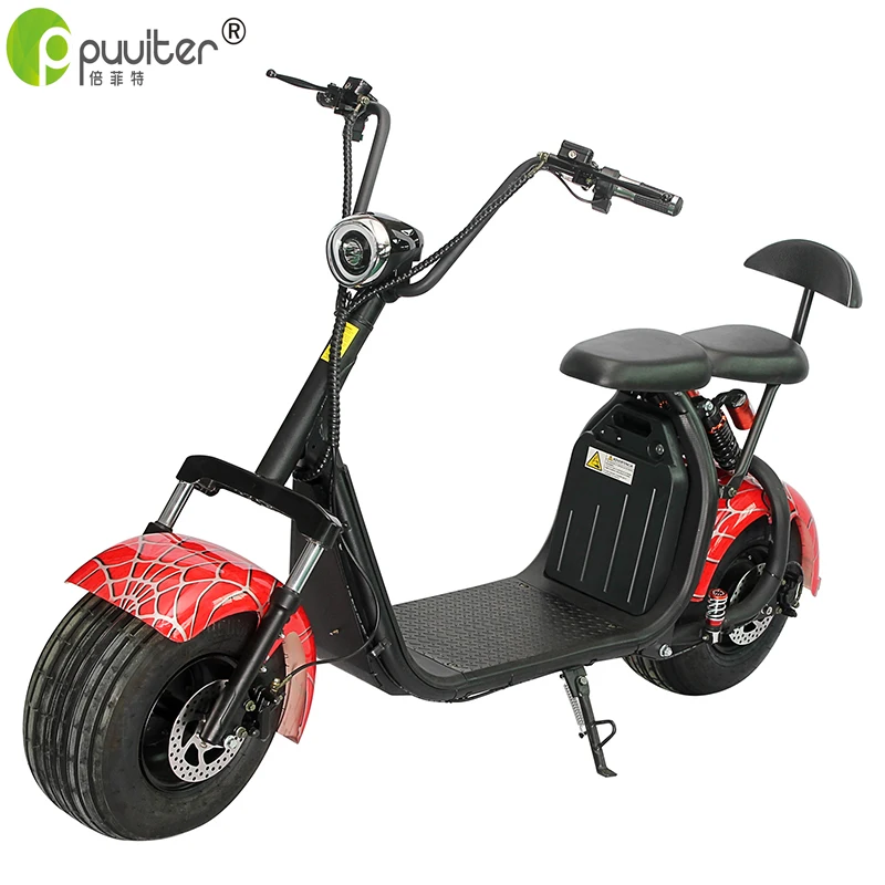 Factory Direct 1500w Electric Motorcycle Scooter Citycoco Scooter With 