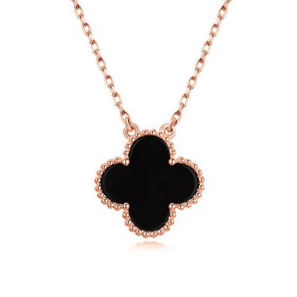 

Top selling enamel clover friendship forever necklace, As pictures