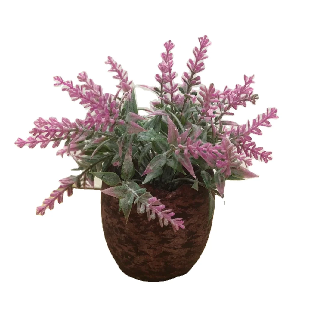 

Wholesale artificial plant bonsai plastic bonsai and pot interior decoration, antique eggshell cup 2 foot malt, Customized