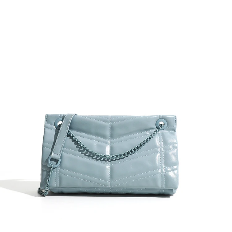

EM913 Female new fashion all-match checkered texture chain armpit shoulder handbags designer women cross bags