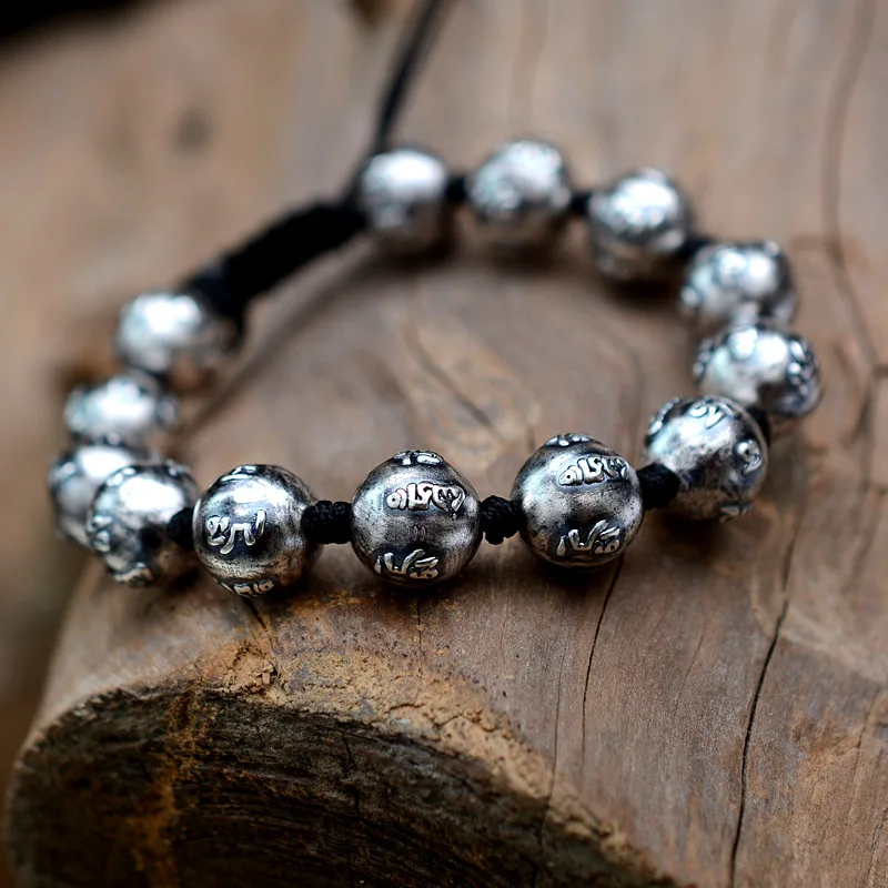 999 Silver Bead Six-character