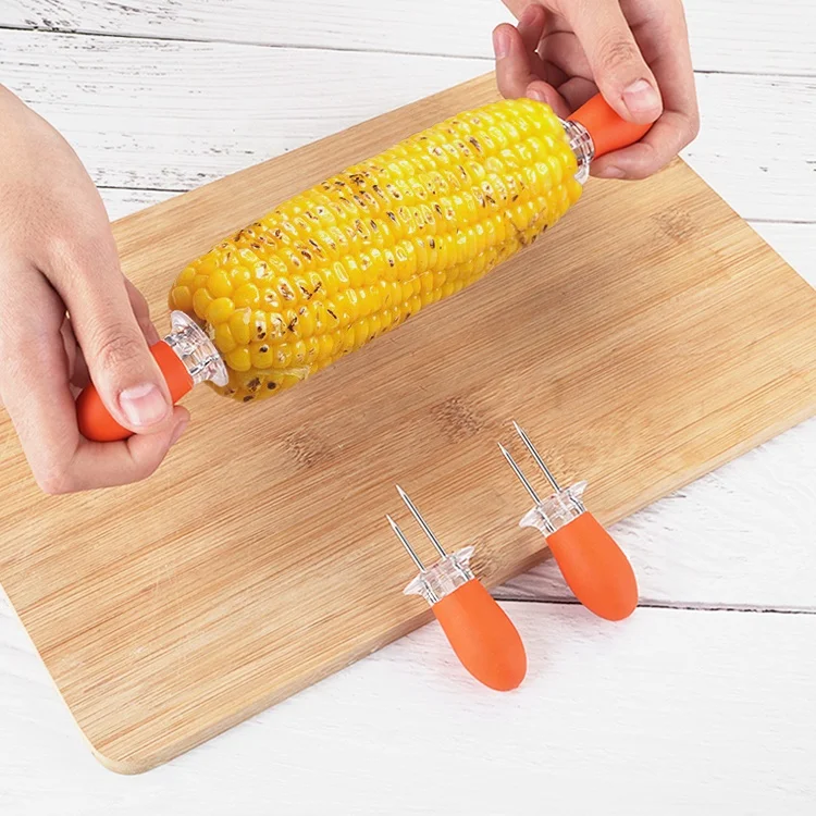 

Barbecue Tools Stainless Steel Bbq Corn Pick Corn Fork Corn Holder