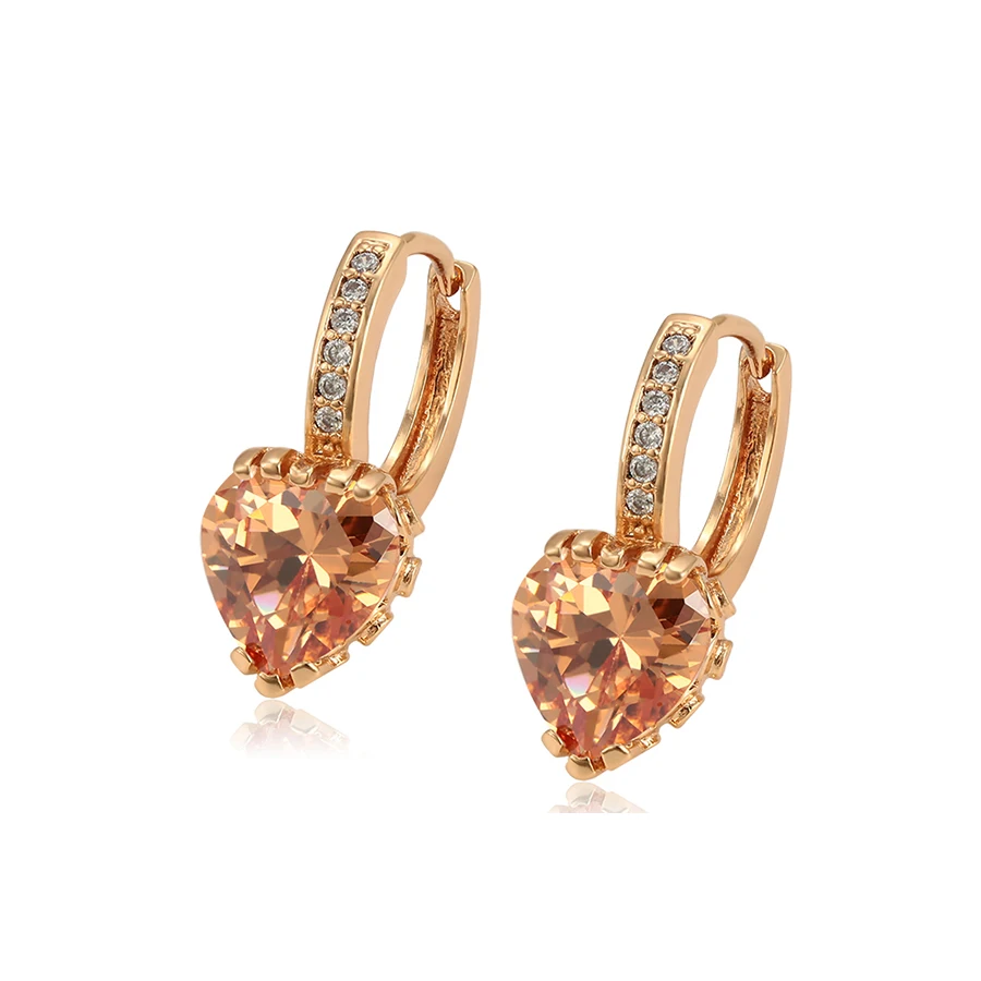 

93825 Xuping Jewelry Fashion earring Hot Style18K Gold Plated Huggies Earring