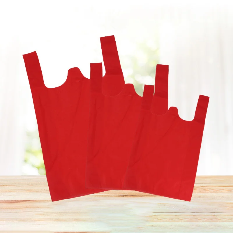 

Custom eco-friendly shopping tote bag portable foldable non woven vest bag,custom non-woven bag, As show