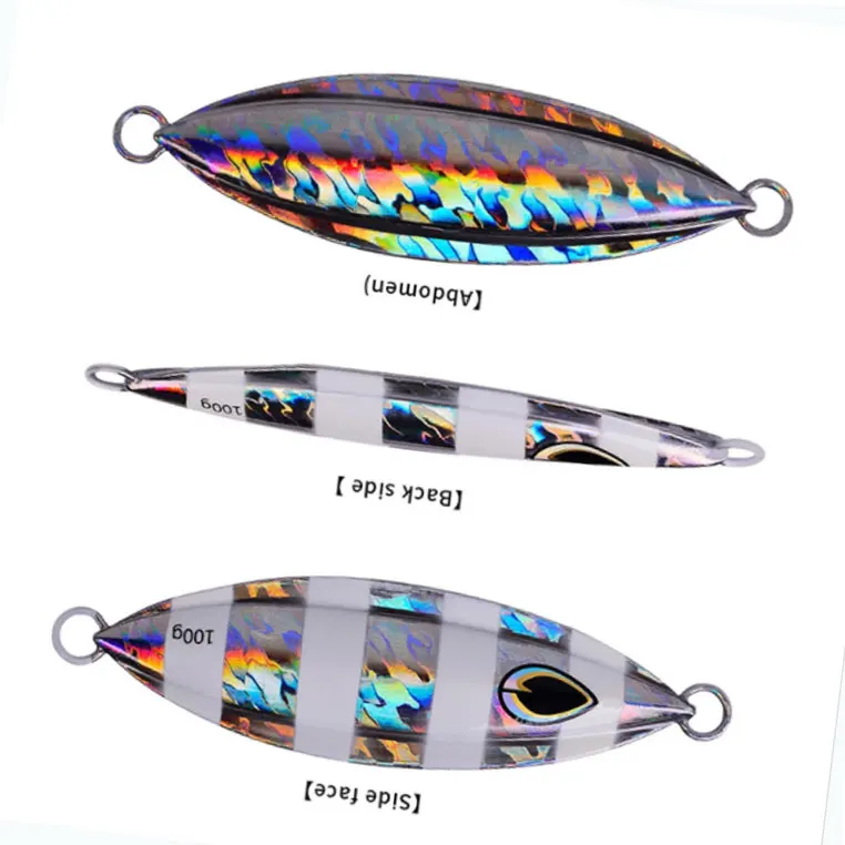 

Wholesale luminous 8.2cm 9.4cm 10.2cm 11cm 12.6cm 14cm jig lure for sea fishing, A /b