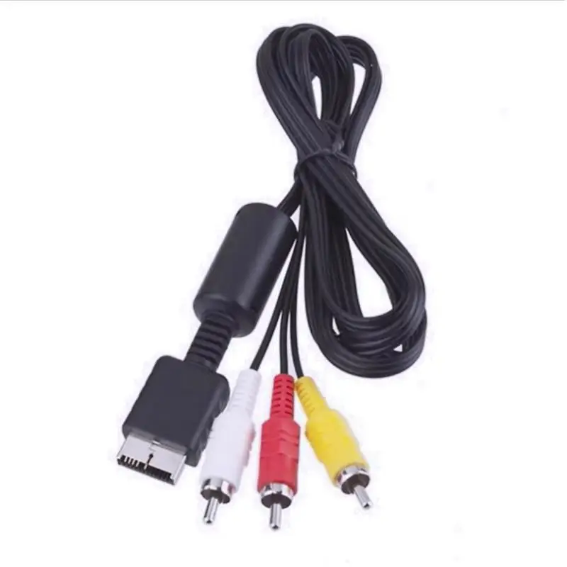 

1.8M AV Audio Video RCA Cable Component Cord Na Net Para Jogo No Celular Pc Fan Knob Controller Peliculas Dvd Destino Final 1y 2