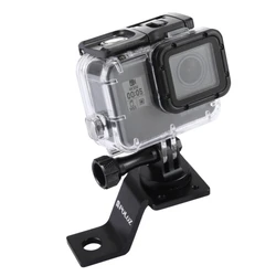 Aluminum Alloy Motorcycle Fixed Camera Holder Mount with Camera Tripod Adapter Camera Screw for GoPro Hero 9 Dropshipping