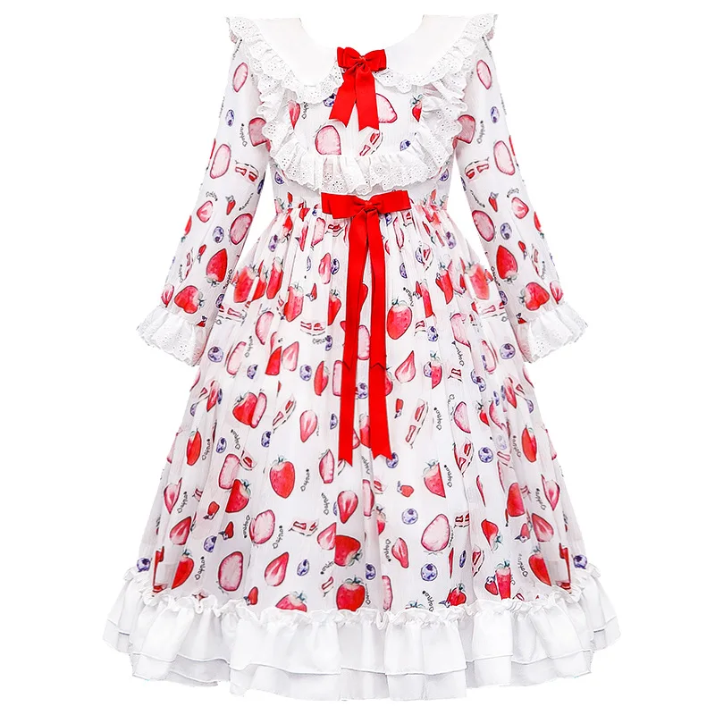 

Original design Western Japanese style children's long-sleeved princess dress