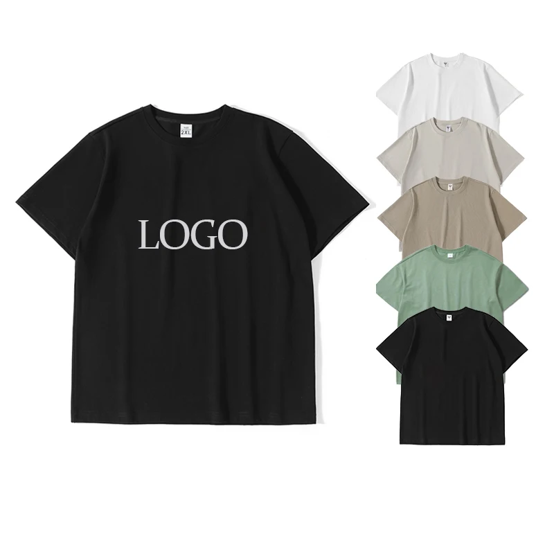 

300 Gsm 10.6oz Man Classic Tee Heavy Casual 100% Cotton T-shirts Drop Shoulder Vintage T Shirt