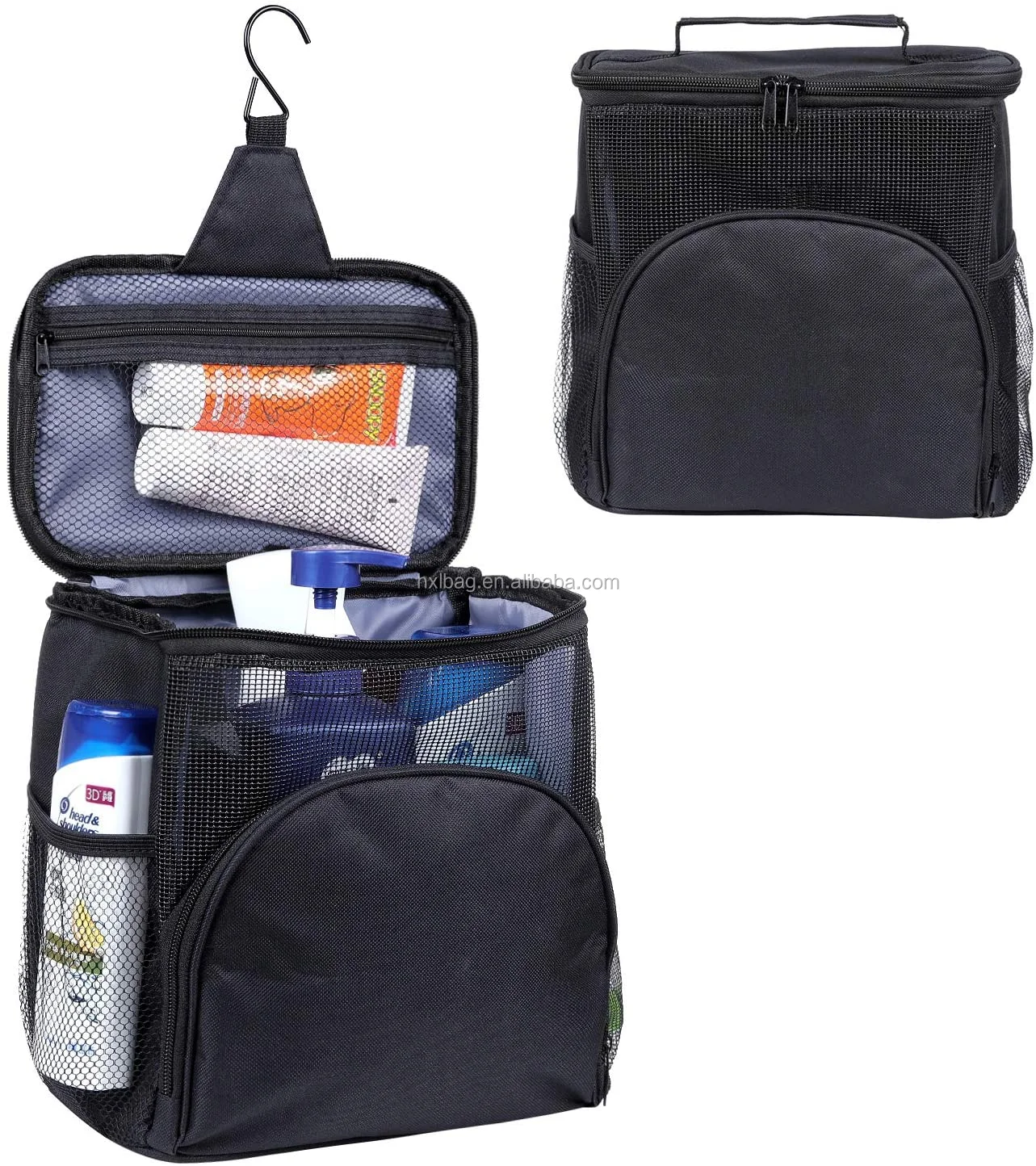 Details about   KUSOOFA Shower Caddy Tote Bag Mesh Shower BagHanging Toiletry Bag with Quick ... 