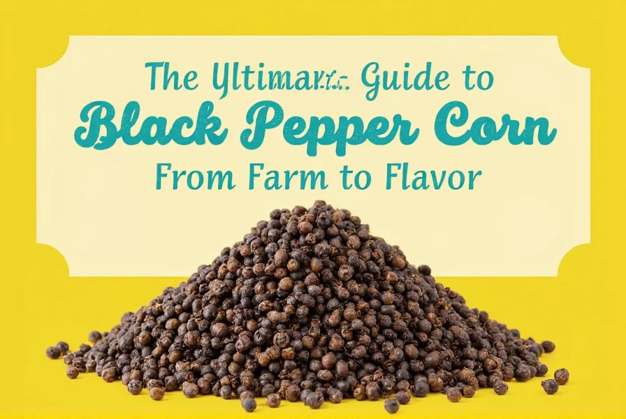 the ultimate guide to black pepper corn from farm to flavor