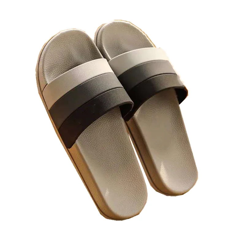 

Fashion casual beach slide sandals flat summer slippers slipper men slipper, Dark grey, grey green,coffee, tibtan youth